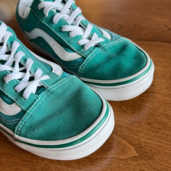 Vans green suede sneakers 5.5 - Picture 4 of 14
